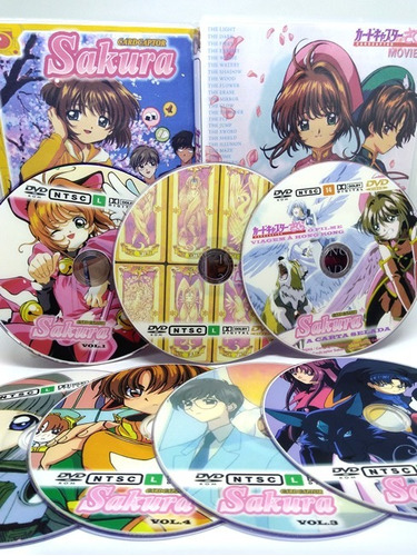 Dvd Sakura Card Captor Legendado Dublado + 2 Filmes